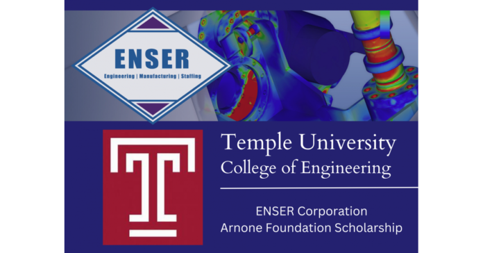 ENSER Corporation Celebrates One-Year Anniversary of the Arnone Foundation Scholarship