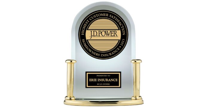 Erie Insurance ranks No. 1 in J.D. Power 2023 U.S. Home Insurance Study