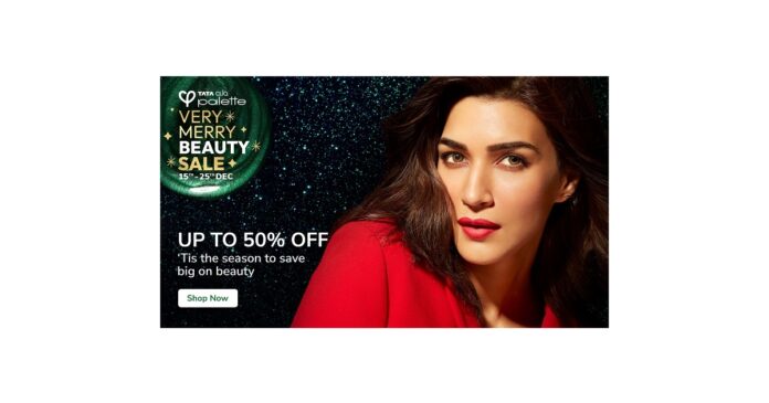 Glam up This Holiday Season with Tata CLiQ Palettes Very Merry Beauty Sale