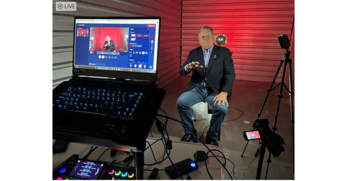 Admiral Charles Kubic films for VFAF Trump Documentary announced Stan Fitzgerald president of VFAF Veterans for Trump