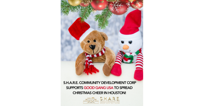 S.H.A.R.E. Community Development Corp Supports Good Gang USA to Spread Christmas Cheer in Houston