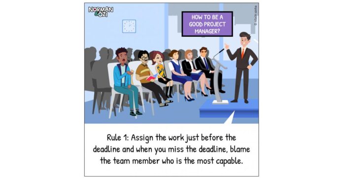 In a new, Norman & Ozi, a Bengaluru-based Startup, captures the satire behind the profession in a comic series