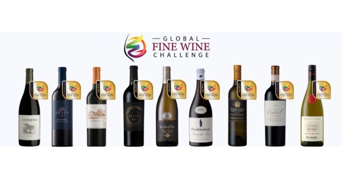 South African wines excel with 5 Trophies & 46 medals at the 2023 Global Fine Wine Challenge