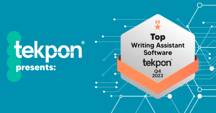 Tekpon Reveals the Best Writing Assistant Software for Businesses Tekpon Reveals the Best Writing Assistant Software for Businesses