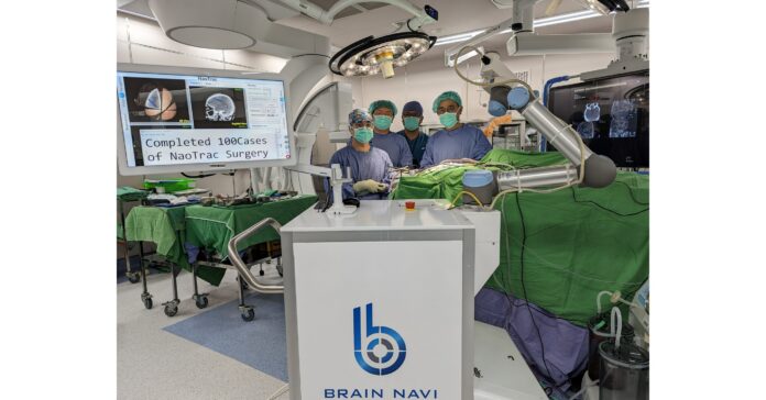 Brain-Navi-Announces-100th-Surgical-Procedure-Completed-Using-NaoTrac.jpg Brain Navi Announces 100th Surgical Procedure Completed Using NaoTrac