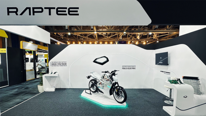 Raptee Showcases World’s First High-Voltage E-Motorcycle