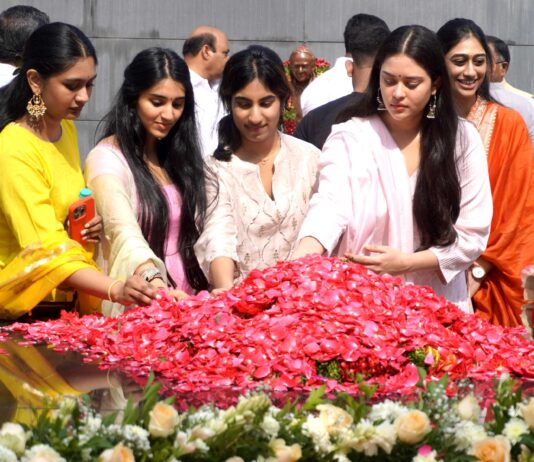 Dedication of Spoorthi Sthal held Dedication of Spoorthi Sthal held