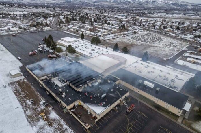 Highland High School fire