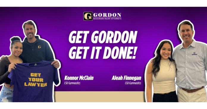 Gordon McKernan and Louisiana State University Gymnasts Aleah Finnegan and Konnor McClain Partner for Historic NIL Deal