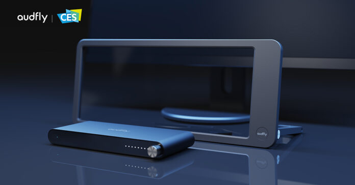 Audfly Technology Unveils F1 See-thru Glass Directional Speaker at CES 2024