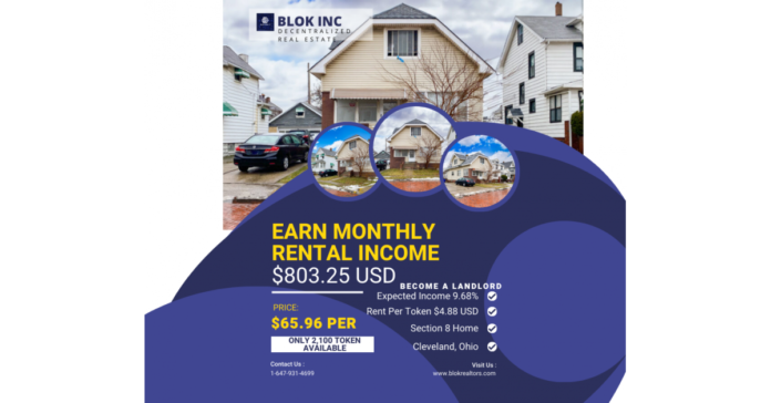 Announces New Cryptocurrency-based Real Estate Investment Platform