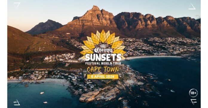CORONA SUNSETS FESTIVAL WORLD TOUR EXPERIENCE RETURNS TO CAPE TOWN