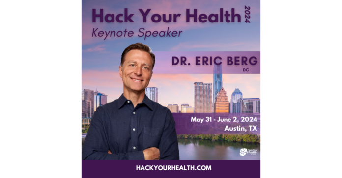 Renowned Wellness Expert, Dr. Eric Berg, Will Deliver Keynote At Hack Your Health Event