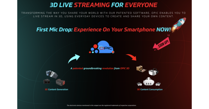 The First VR App for Real-Time 3D Live-Streaming