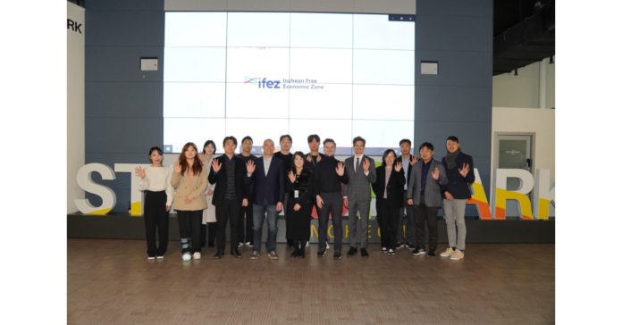 representatives-from-ifez-selec.png Incheon Free Economic Zone Authority Hosted the Global Press Conference Ahead of CES 2024, Previewing Incheon Startups
