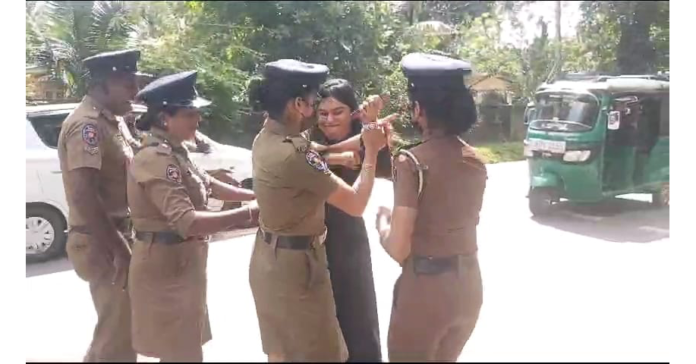 Protest Against Sri Lankan President by Tamil Families of Disappeared Attacked by Security Forces. Three Women Arrested