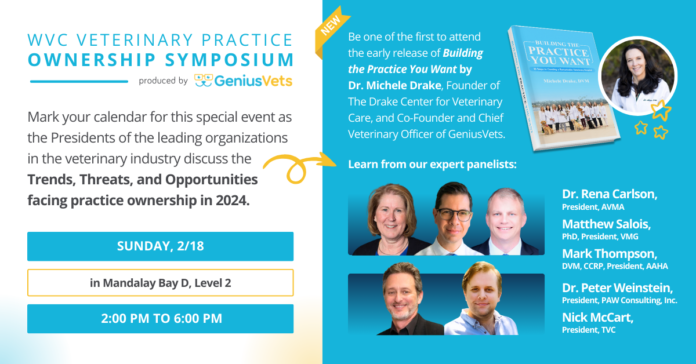 GeniusVets Hosts Exclusive Owners Track at WVC, Unveiling Key Insights on Veterinary Practice Ownership in 2024