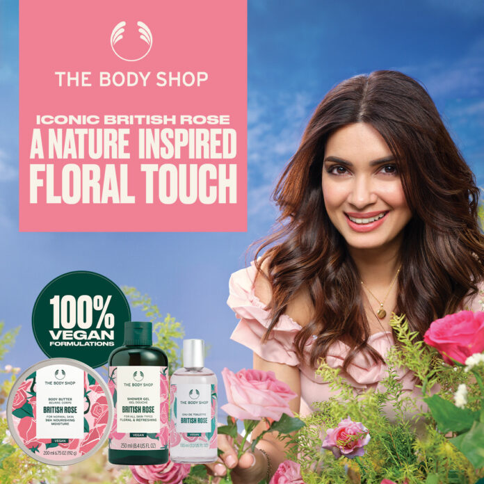 The Body Shop partners with Diana Penty to celebrate British Rose Range in a new digital film British Rose Range in a new digital film