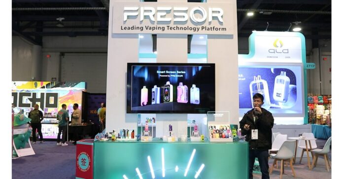 FRESOR Unveiled World's First Visible Big Disposable Vape at TPE24 Las Vegas