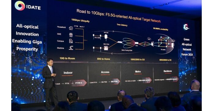 Huawei Interprets the F5.5G All-Optical Target Network to Accelerate Gigabit Popularization and Promote 10Gbps Commercial Use