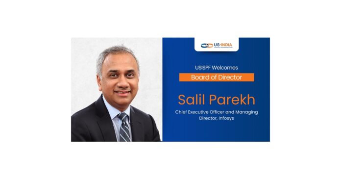 USISPF Welcomes Salil Parekh Chief Executive Officer and Managing Director at Infosys to the Board of Directors