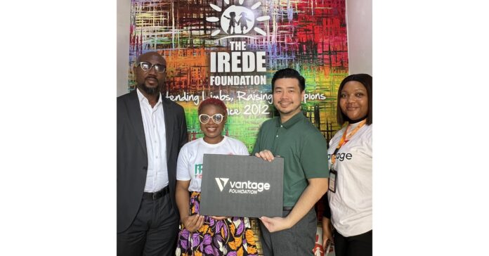 Vantage Foundation partners with The IREDE Foundation to empower child amputees in Nigeria