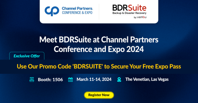 bdrsuite-at-cpexpo-las-vegas-a.png BDRSuite to Exhibit its Cost-Effective Backup Solutions at CPExpo, Las Vegas in Booth 1506 from Mar 11