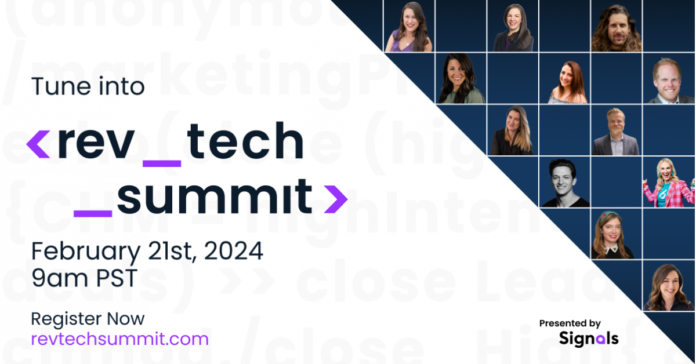 Signals Announces the RevTech Summit, a Virtual B2B Leadership Event