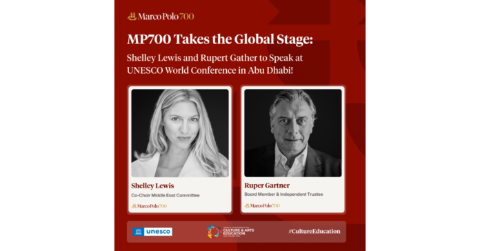 MARCOPOLO700 FOUNDATION TO PRESENT INNOVATIVE DIGITAL ART INITIATIVES AT UNESCO WORLD CONFERENCE IN ABU DHABI