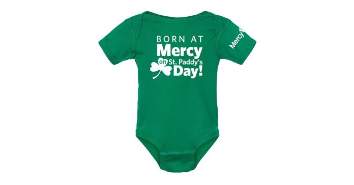 Babies Born on St. Patrick's Day Receive Green Onesies to Celebrate Mercy's Irish Heritage