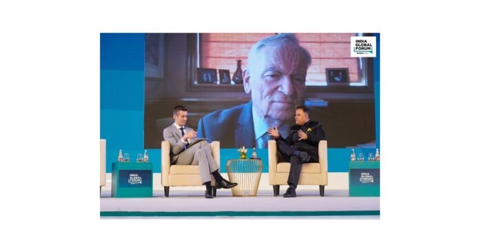 India Global Forum Brings Together Bestselling Authors Amish Tripathi and Jeffrey Archer
