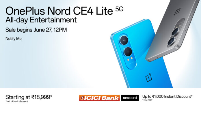 OnePlus Launches New OnePlus Nord CE 4 Lite 5G,