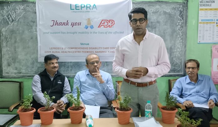 ADP Donates to Leprosy Patients in Collaboration with the LEPRA Society