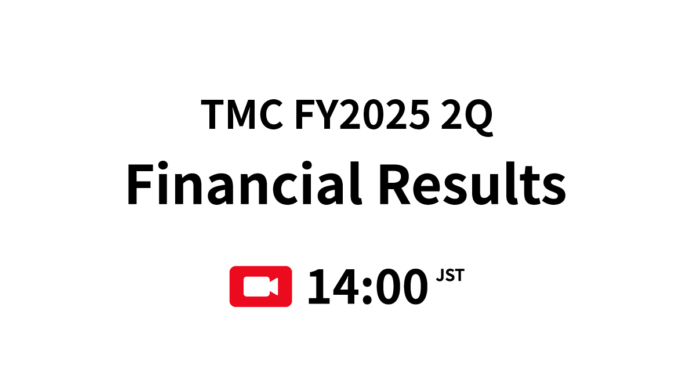 Save the Date: Live stream of TMC's FY2025 2Q Financial Results Press Briefing on November 6 | Corporate | Global Newsroom