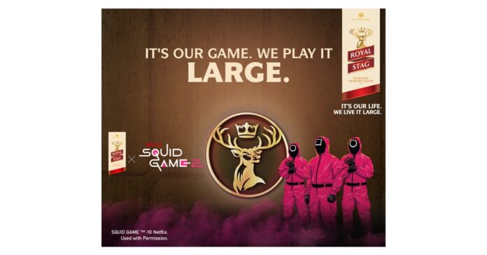 Seagram’s Royal Stag Packaged Drinking Water Partners With Global Sensation Netflix’s Squid Game Season 2 for an Iconic Collaboration