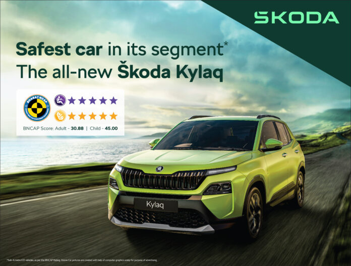 Unmatched safety: Škoda Kylaq secures a 5-star rating in Bharat NCAP crash test