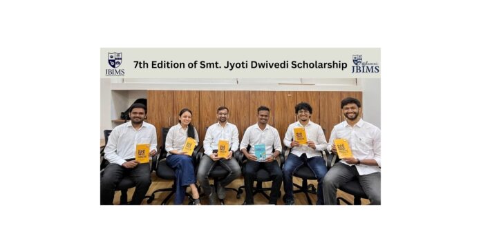 Smt. Jyoti Dwivedi Memorial Scholarship Celebrates 7th Edition, Empowering Students at JBIMS