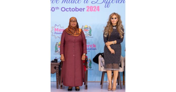 Merck Foundation CEO Congratulates Tanzania President on Being Awarded as ’Mother of the Nation Order’ by the President of the United Arab Emirates