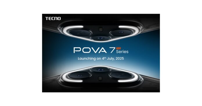 TECNO Gears up to Launch POVA 7 Series with Bold New Delta Interface on July 4, Exclusively on Flipkart