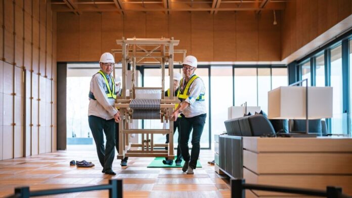 What is a 136-Year-Old Loom Replica Doing in Woven City?